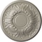 Ekena Millwork Wakefield Ceiling Medallion (Fits Canopies up to 3 5/8"), 11 3/4"OD x 1 1/4"P, Pearl White CM11WAPWS - alternate 1